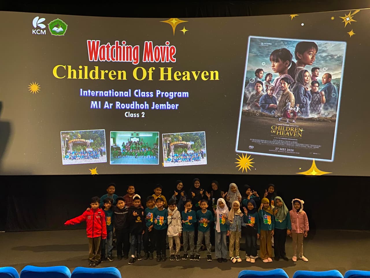ICP Class Meeting for Grades 1 and 2 at MI Ar-Roudhoh: Learning Life Values Through the Film "Children of Heaven"