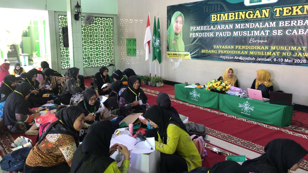 TK Ar-Roudhoh Berpartisipasi dalam Bimtek Pembelajaran Mendalam Berbasis Aswaja