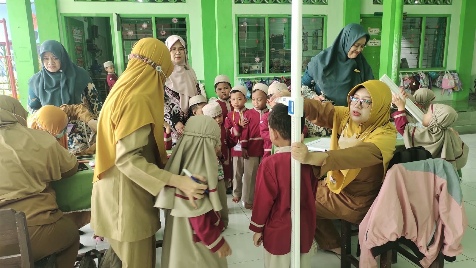 Puskesmas Banjar Sengon Gelar Screening Kesehatan bagi Peserta Didik TK dan KB Ar-Raudah Jember