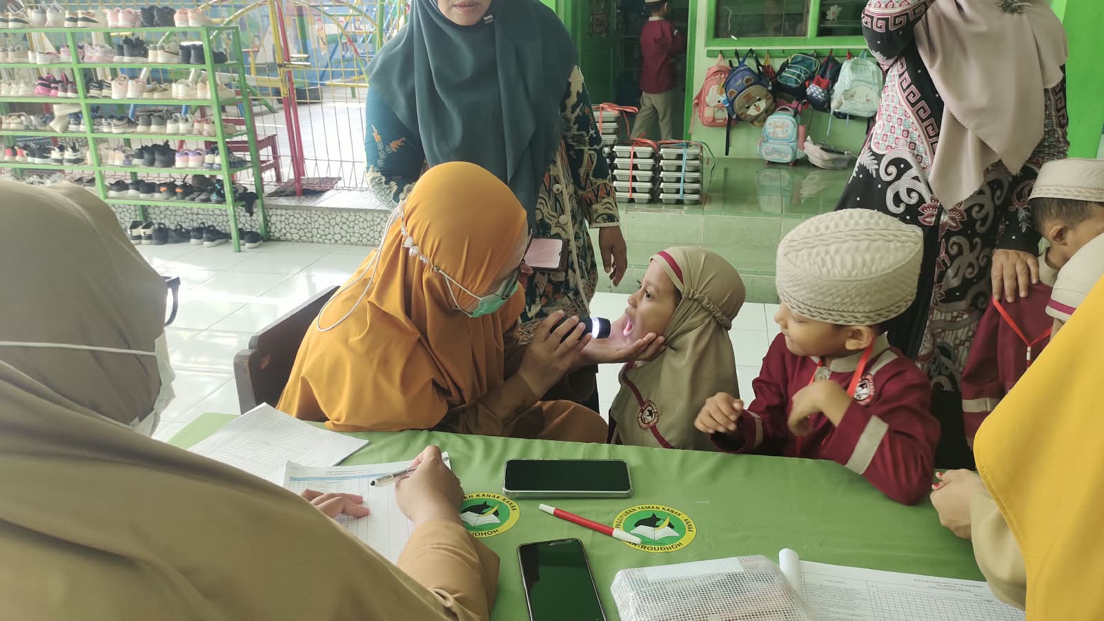 Puskesmas Banjar Sengon Gelar Screening Kesehatan bagi Peserta Didik TK dan KB Ar-Raudah Jember