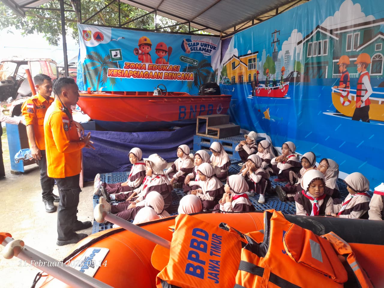 🌟 Seru dan Edukatif! Siswa TK Ar-Roudhoh Belajar Mitigasi Bencana di BPBD Kabupaten Jember