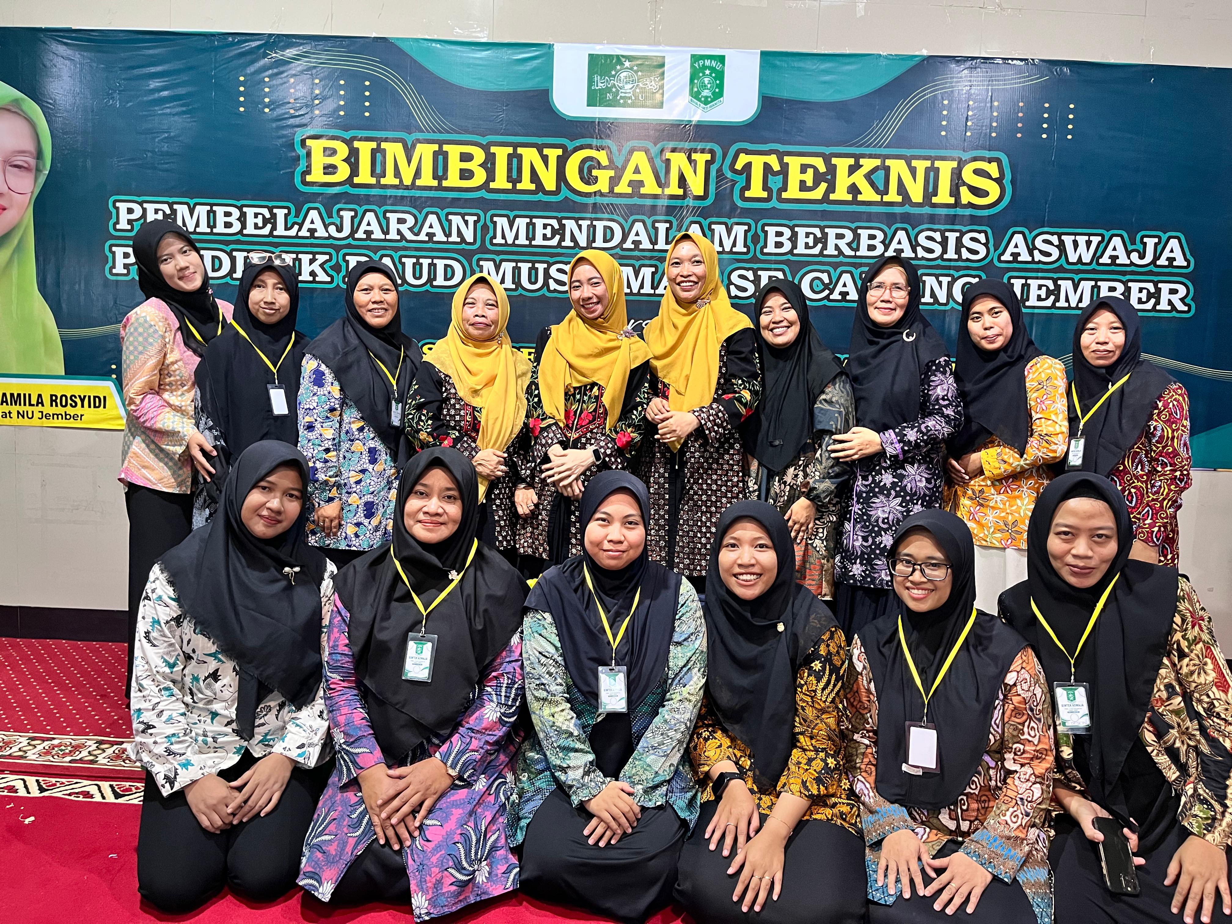 TK Ar-Roudhoh Berpartisipasi dalam Bimtek Pembelajaran Mendalam Berbasis Aswaja