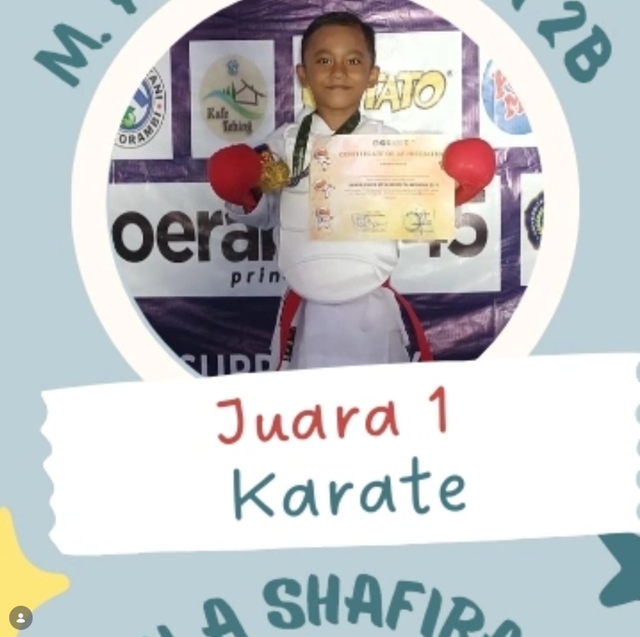 M. Abyan Nanda Wijaya Raih Juara 1 Karate pada Festival Polije Open Championship 2024